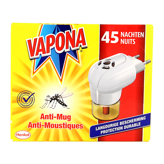 Vapona Anti mug stekker 45 nachten 1 Stuks