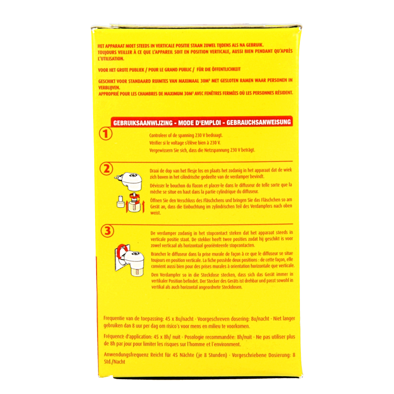 Vapona Anti mug stekker 45 nachten 1 Stuks