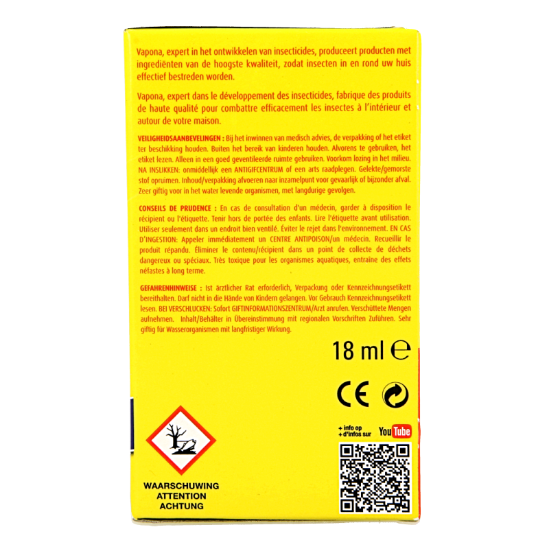 Vapona Anti mug stekker 45 nachten 1 Stuks