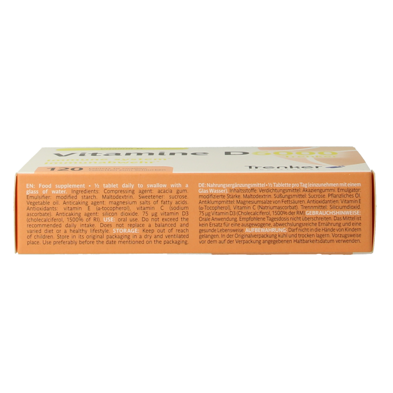 Trenker Vitamine D6000 120 Tabletten