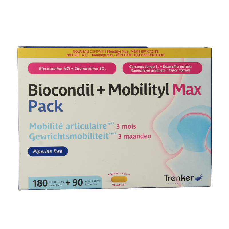 Trenker Duopack biocondil + mobility 180+90 tabletten 270 Tabletten