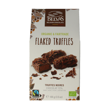 Belvas Flaked truffels bio 100.00 Gram