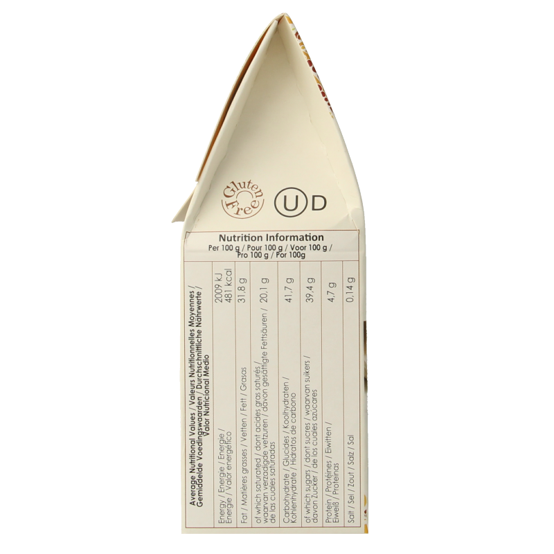 Belvas Puur met licht gezouten caramel bio 100 Gram