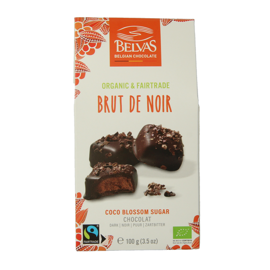 Belvas Brut de noir 82% bio 100 Gram