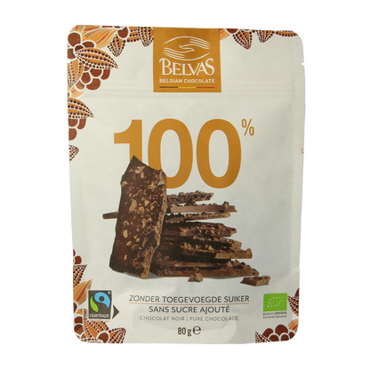 Belvas Thins dark 100% bio 80.00 Gram