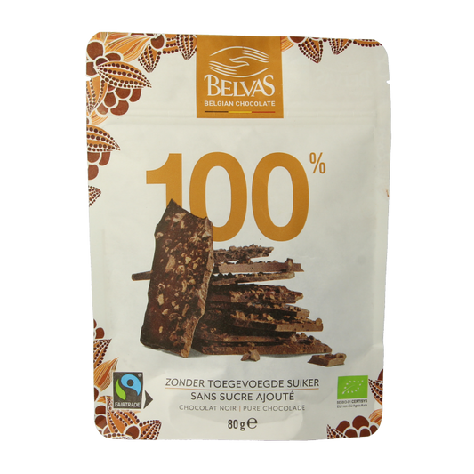 Belvas Thins dark 100% bio 80 Gram