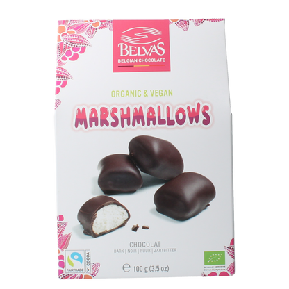 Belvas Marshmallow chocolade bio 100.00 Gram