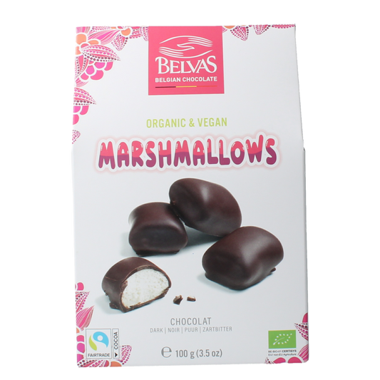 Belvas Marshmallow chocolade bio 100 Gram