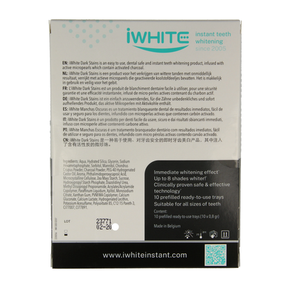 Iwhite Instant whitening kit dark stains 10.00 Stuks