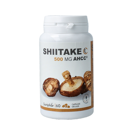 SoriaBel Shiitake AHCC 500mg 60.00 Capsules