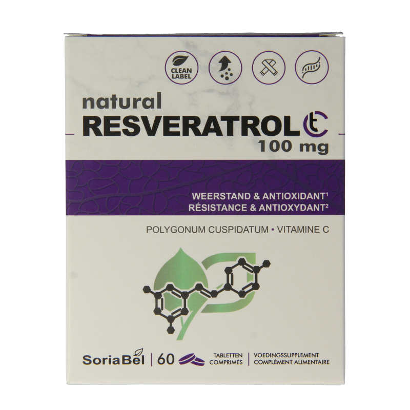SoriaBel Resveratrol CT 100mg 60 Tabletten