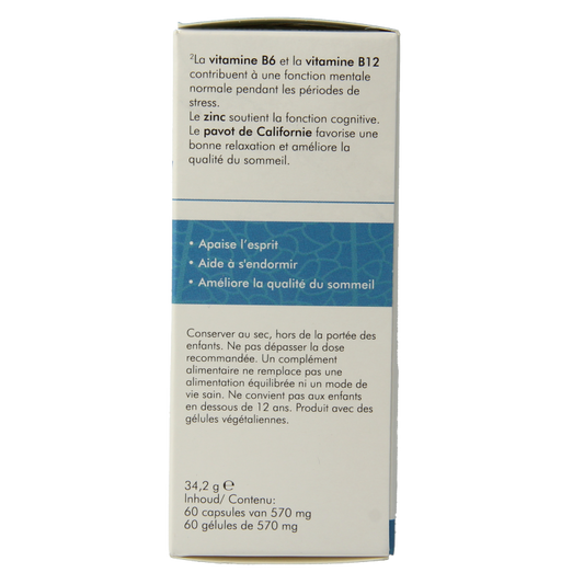 SoriaBel Somnizen plus met escholtzia 60 Capsules