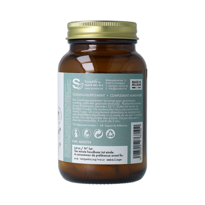 SoriaBel Magnesium plus bio-actief 60.00 Tabletten
