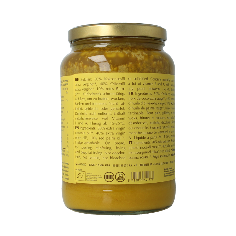 Amanprana Kokos-olijf-rode palm bio 1600 Milliliter