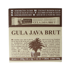 Amanprana Gula java brut stick 50 x 4 gram bio 200 Gram