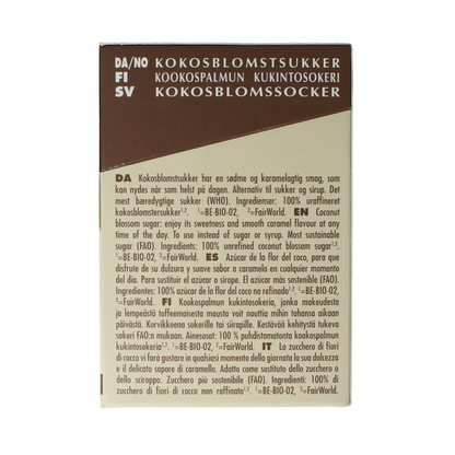 Amanprana Gula java brut stick 50 x 4 gram bio 200 Gram