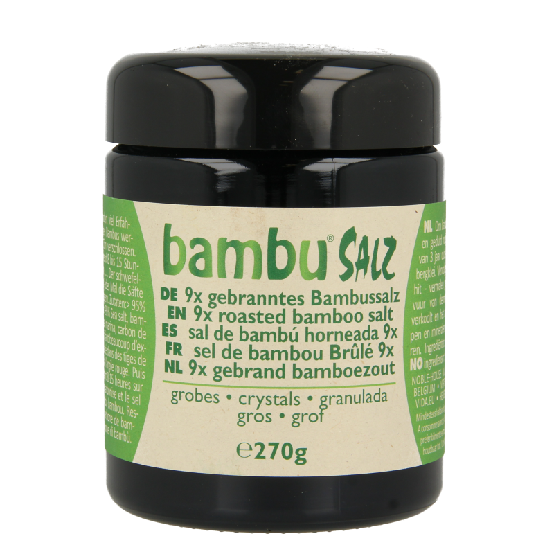 Bambu Salz Bamboezout grof 9x gebrand 270 Gram