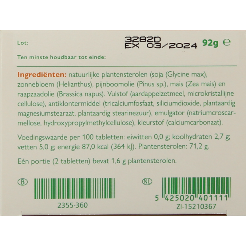 Pharmaccent Zerochol 90 Tabletten