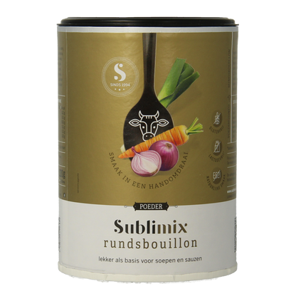 Sublimix Rundvleesbouillon glutenvrij  220 Gram