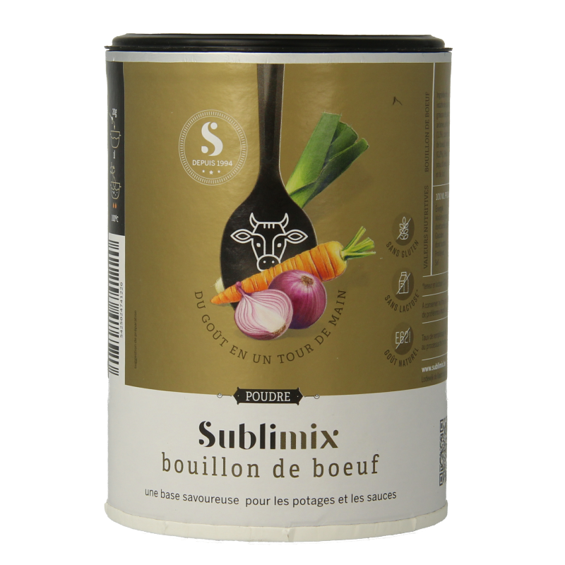 Sublimix Rundvleesbouillon glutenvrij  220 Gram