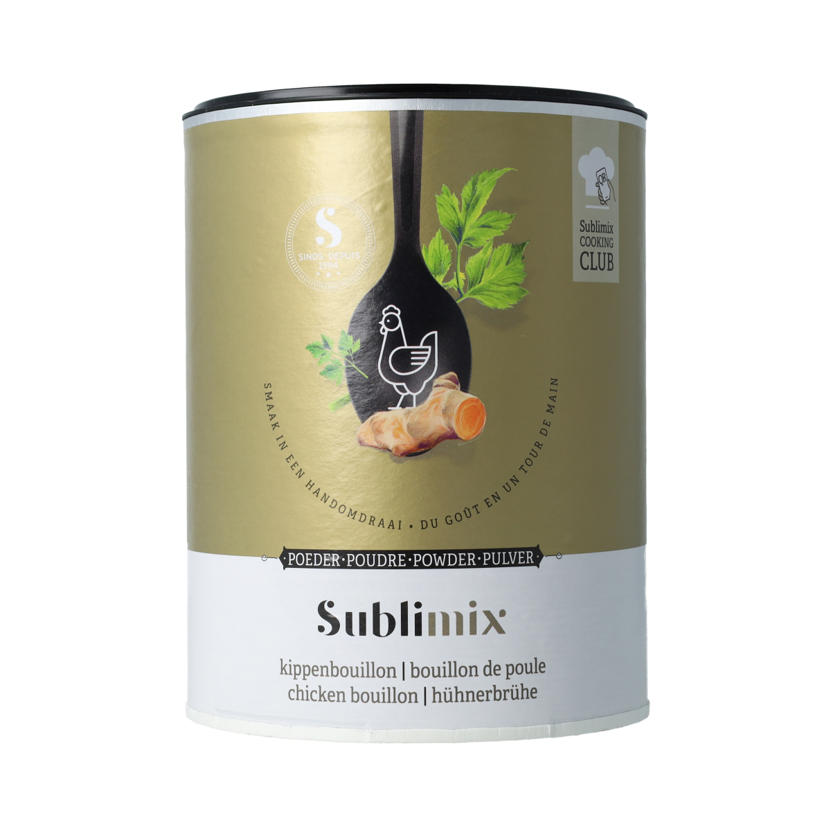 Sublimix Kippenbouillon glutenvrij  550.00 Gram