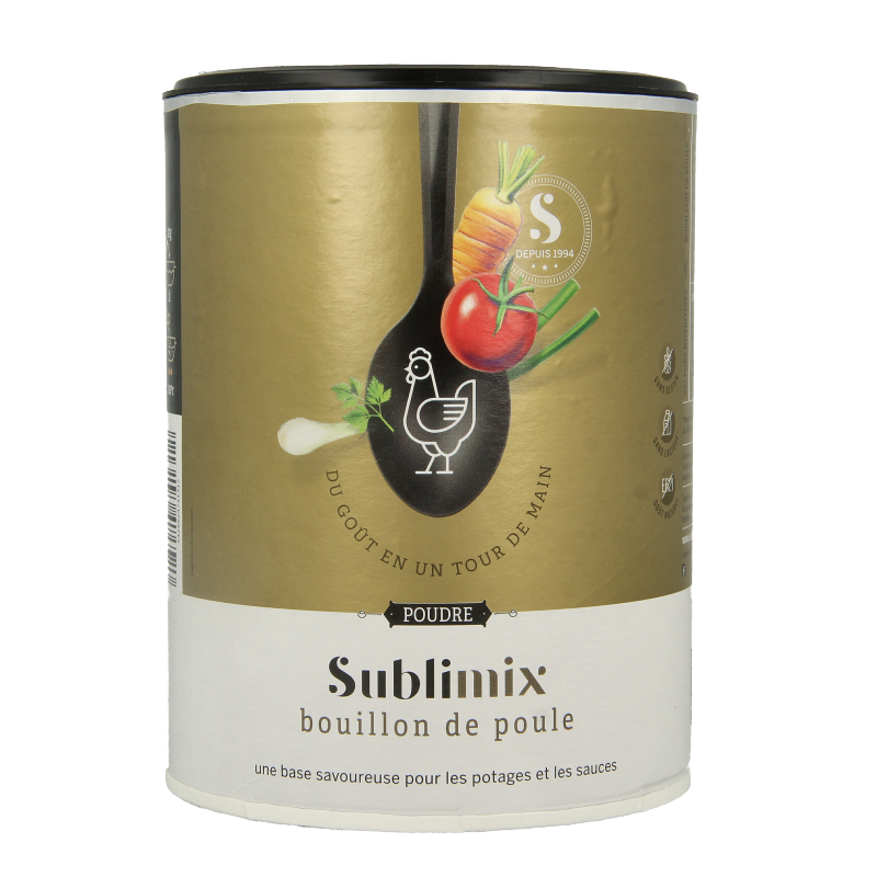 Sublimix Kippenbouillon glutenvrij  550 Gram
