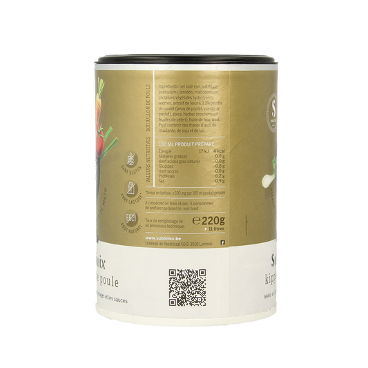 Sublimix Kippenbouillon glutenvrij  220 Gram