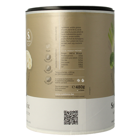 Sublimix Witte saus glutenvrij 480 Gram