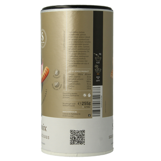 Sublimix Lichte braadsaus glutenvrij 255.00 Gram