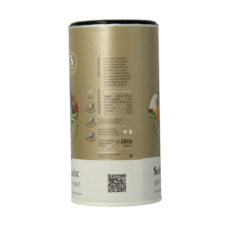 Sublimix Gourmetsaus glutenvrij  280 Gram