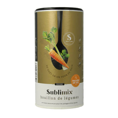Sublimix Groentebouillon zoutarm glutenvrij 260 Gram