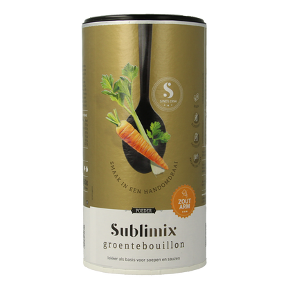 Sublimix Groentebouillon zoutarm glutenvrij 260 Gram