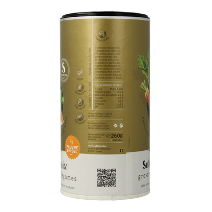 Sublimix Groentebouillon zoutarm glutenvrij 260 Gram