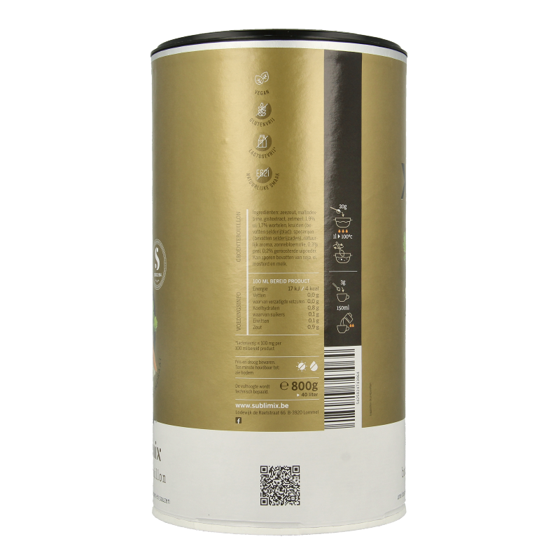 Sublimix Groentebouillon glutenvrij 800 Gram