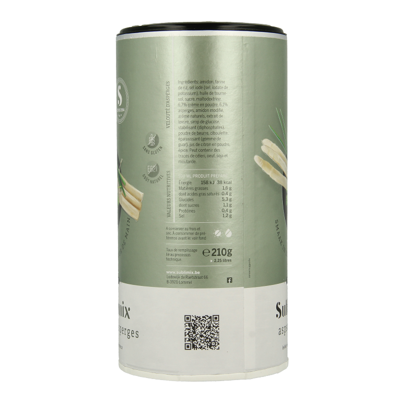 Sublimix Aspergesoep glutenvrij 210 Gram