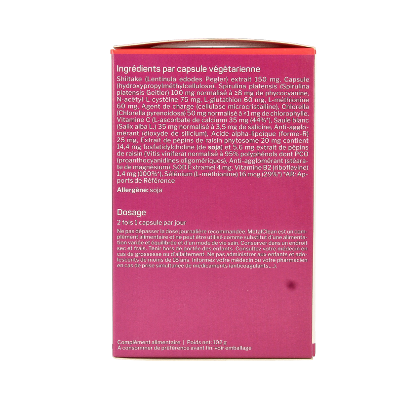 Nutrisan Metalclean 120 Capsules