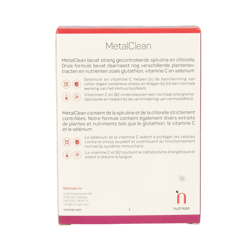 Nutrisan Metalclean 120 Capsules