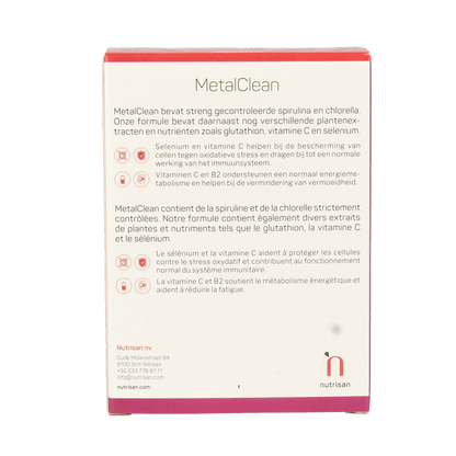 Nutrisan Metalclean 120 Capsules