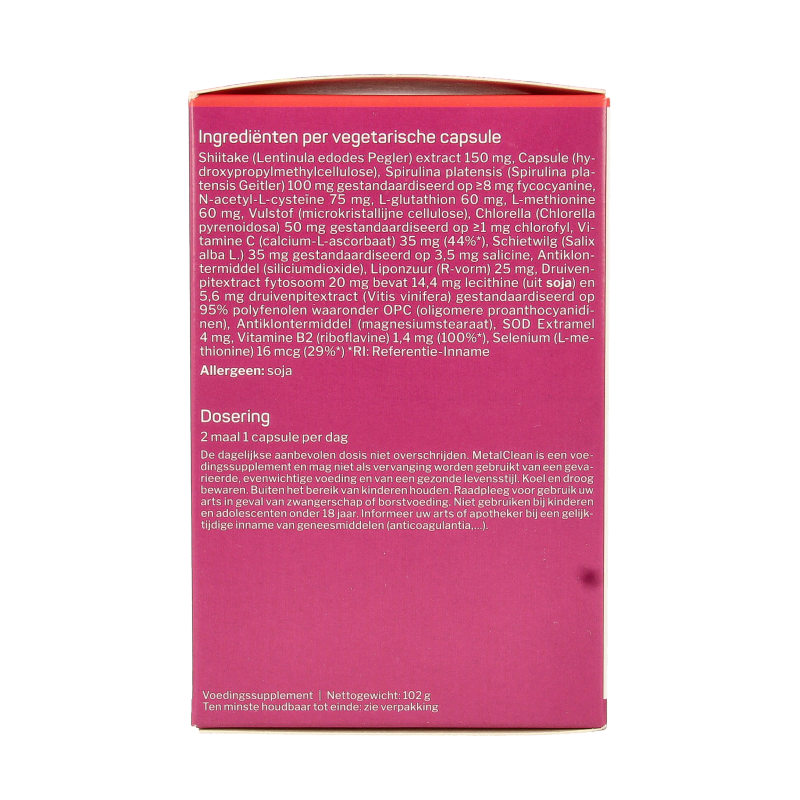 Nutrisan Metalclean 120 Capsules