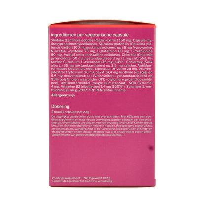 Nutrisan Metalclean 120 Capsules