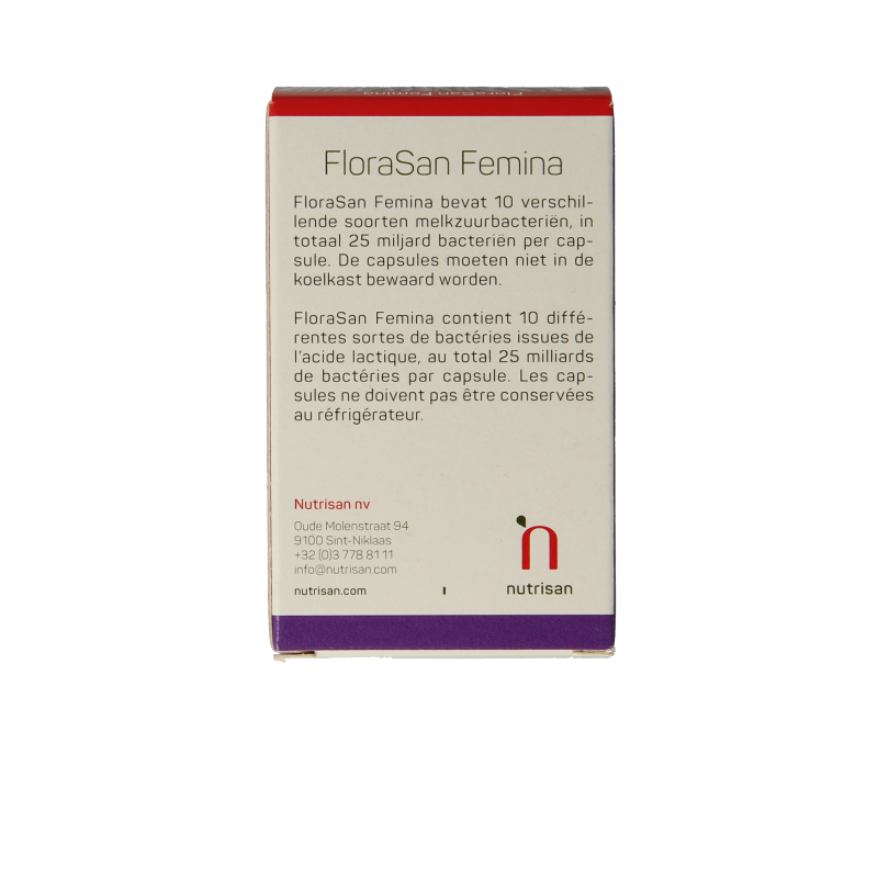 Nutrisan Florasan femina 30 Capsules