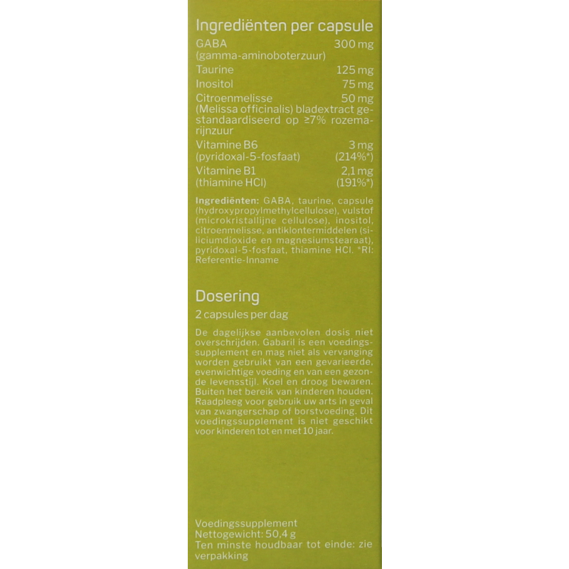 Nutrisan Gabaril 60 Capsules