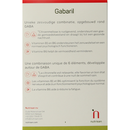Nutrisan Gabaril 60 Capsules
