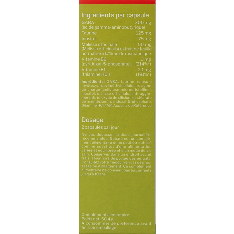 Nutrisan Gabaril 60 Capsules