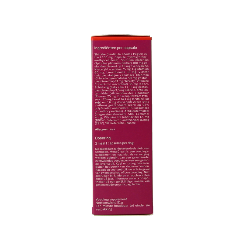 Nutrisan Metalclean 60 Vegetarische capsules