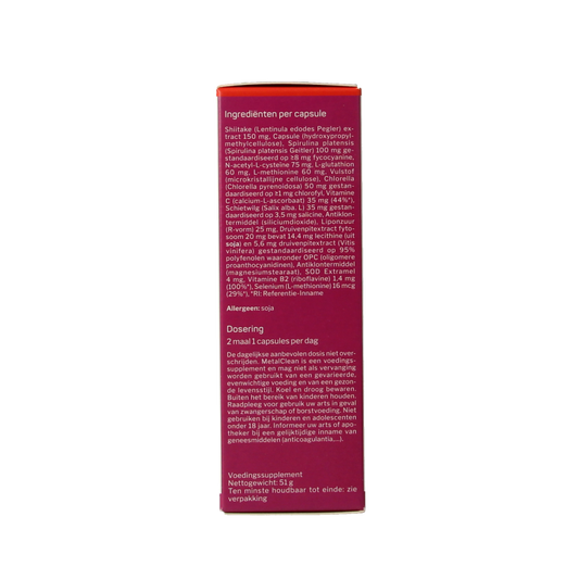 Nutrisan Metalclean 60 Vegetarische capsules