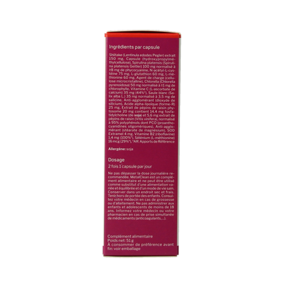 Nutrisan Metalclean 60 Vegetarische capsules