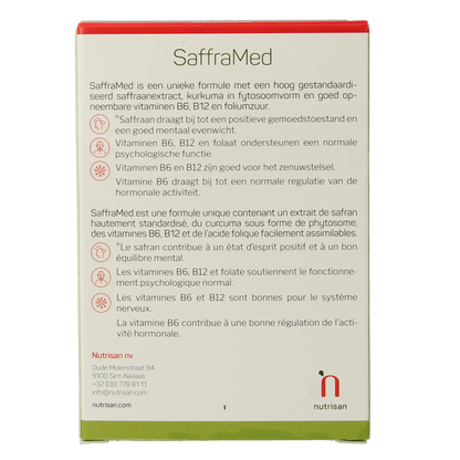 Nutrisan Safframed 30.00 Vegetarische capsules
