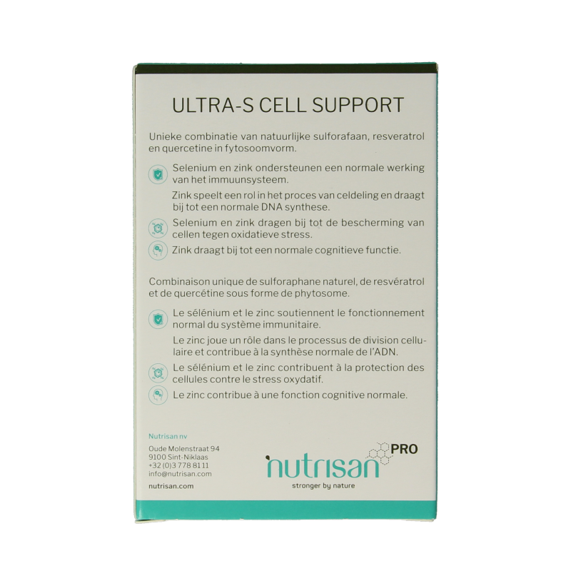 Nutrisanpro Ultra-s cell support 30 Capsules