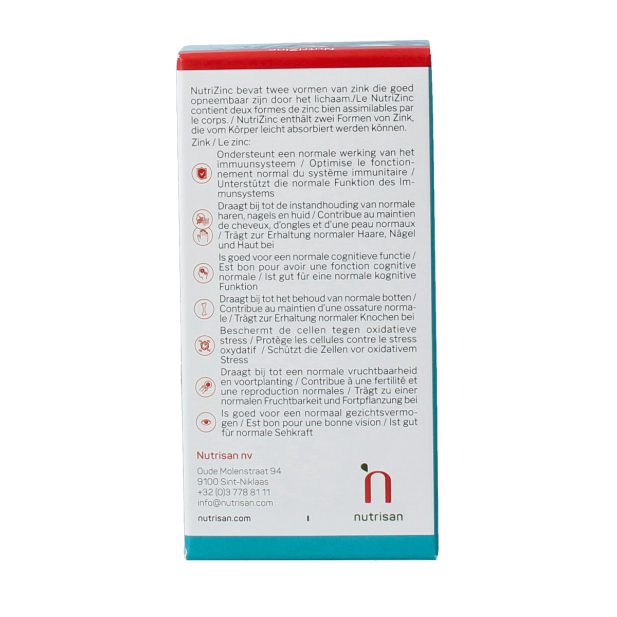 Nutrisan Nutrizinc 90.00 Capsules